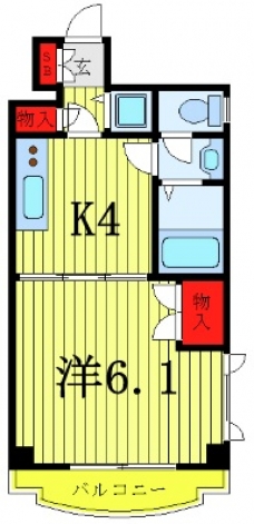 フジクレストの間取り図