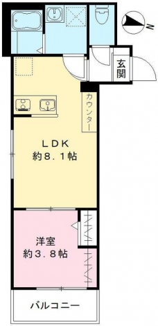 カサ　デ　ルーナの間取り図