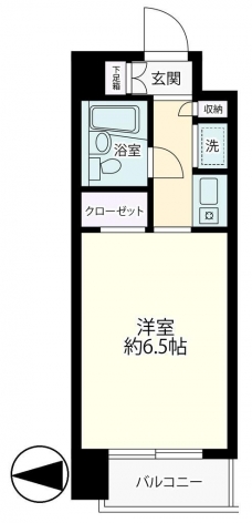 ハイネス小竹向原の間取り図