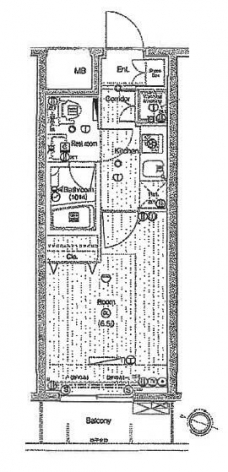 プレミアムキューブ東十条エリアの間取り図