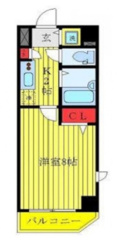 アヴァンツァーレ巣鴨の間取り図