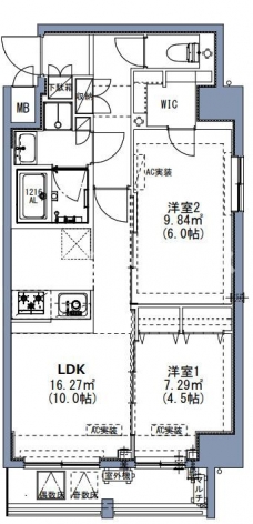 S-RESIDENCE尾久azureの間取り図