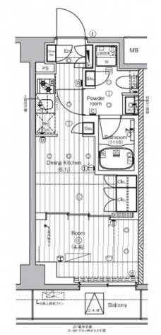 PREMIUM CUBE 王子神谷の間取り図