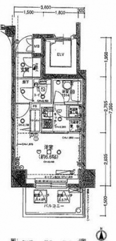 ＰＡＬＡＣＥ　ＳＴＵＤＩＯ　文京音羽の間取り図