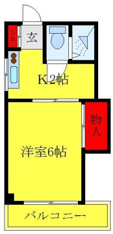 コーポ大塚の間取り図