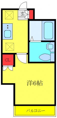 ヨウコースクウェア田端の間取り図