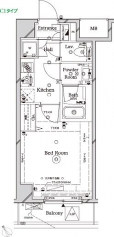 ラフィスタ尾久駅前の間取り図