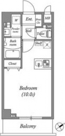 ルネサンスコート駒込の間取り図