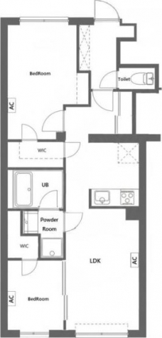 CREATIF東日暮里の間取り図