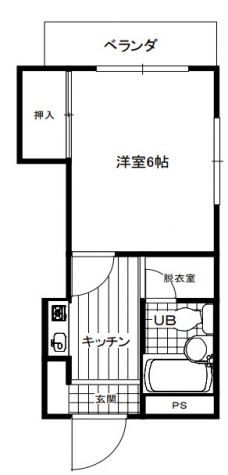 ＡＳ戸田の間取り図