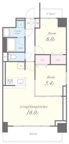 ブリリアント トゥデイの間取り図