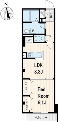 目白タウニーの間取り図