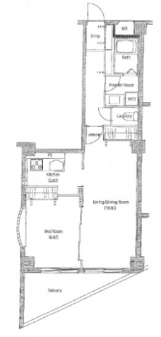 SOCIETY　OPUS　TWOの間取り図