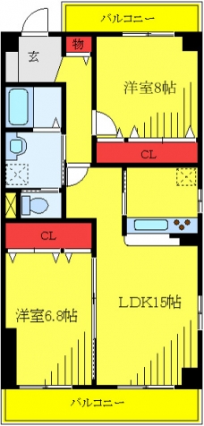 丸久ハイックの間取り図