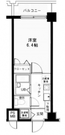 メインステージ椎名町の間取り図