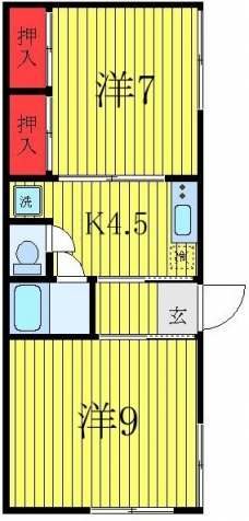 シャトレ小川の間取り図