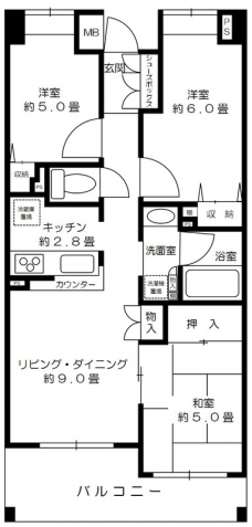 サクセス西高島平の間取り図