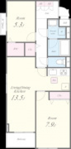 Morris芝の間取り図