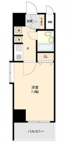 マンションアクロス西巣鴨の間取り図