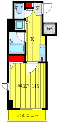 ガーラ・ステージ西巣鴨Ⅱの間取り図