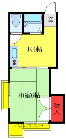 マンション小林会館の間取り図