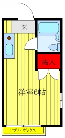 ハウスフローラルの間取り図