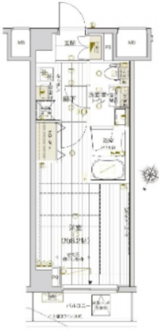 VALESIA東十条CITYの間取り図