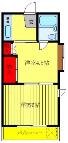 パレス芝公園の間取り図