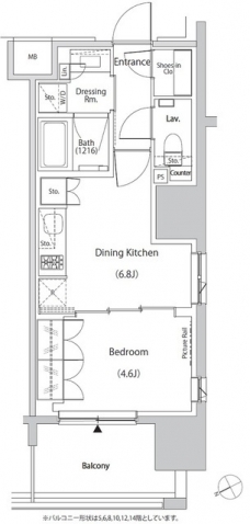 ザ・パークハビオ目白タワー の間取り図