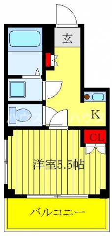 コーポ小林の間取り図