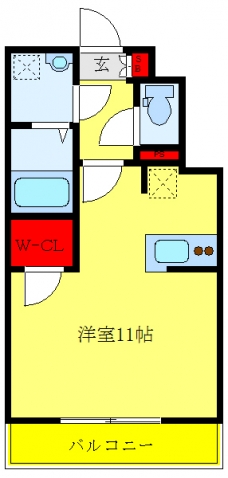 ルクレ池袋の間取り図