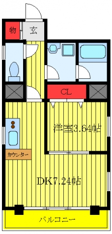 エルム赤羽の間取り図