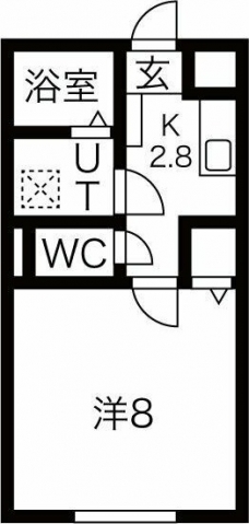 ヴィラキャリーヌの間取り図