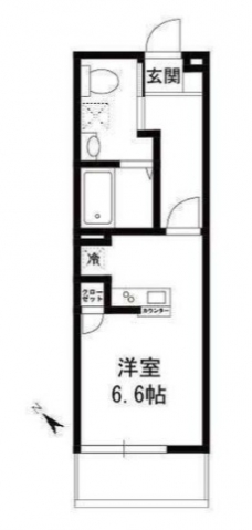 CALMEの間取り図