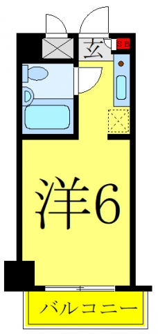 ペガサスマンション千束の間取り図
