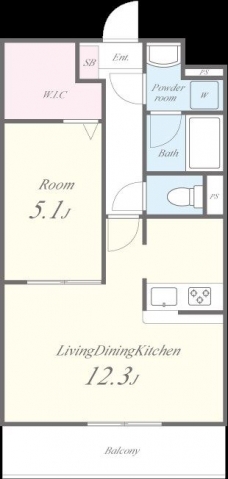ガーデンテラス西川口の間取り図