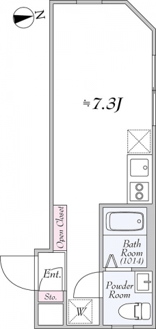 Grado OYAMAの間取り図