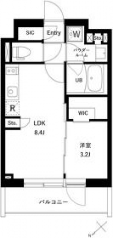 JMFレジデンス新板橋の間取り図