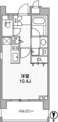 クリオ西池袋の間取り図