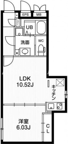 PASEO文京茗荷谷の間取り図