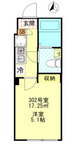 フィーカ板橋の間取り図