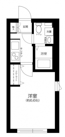 プリジェ池袋の間取り図
