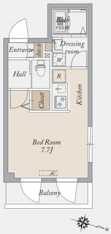 アーバンパーク王子の間取り図