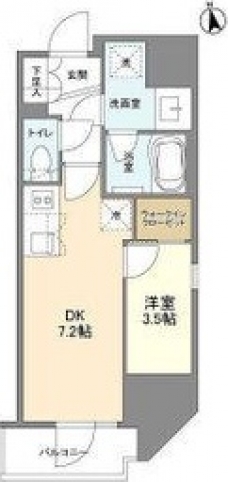 リビオメゾン上野松が谷の間取り図