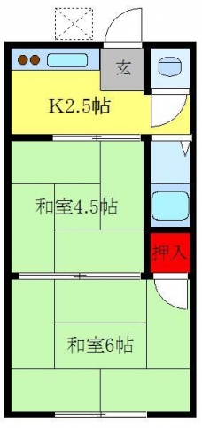 内田レジデンスの間取り図