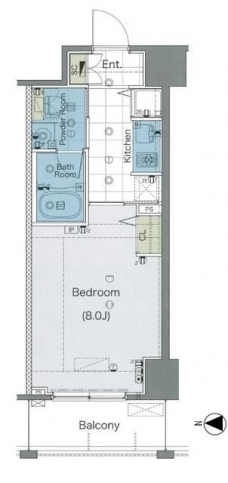 リンクパラッツォ川口本町の間取り図