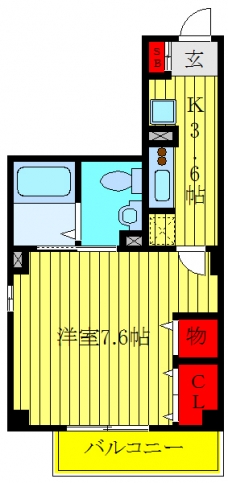 アイビーコートの間取り図