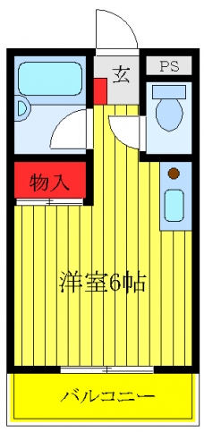 コムカーサ赤羽の間取り図