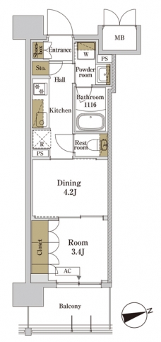 RJRプレシア川口の間取り図