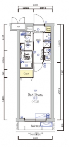 SHOKEN　Residence西川口の間取り図